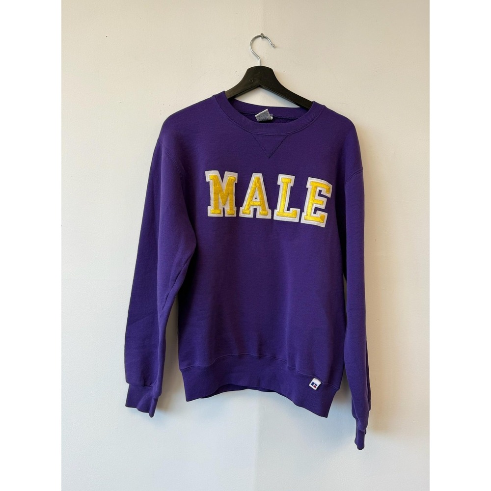 Vintage Russell Athletic Sweatshirt Mens‎ Small Crewneck Pullover MALE 90s